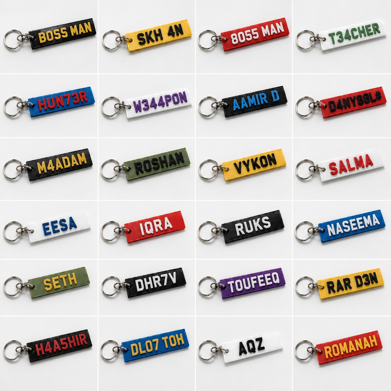 Number Plate Keyring image 4