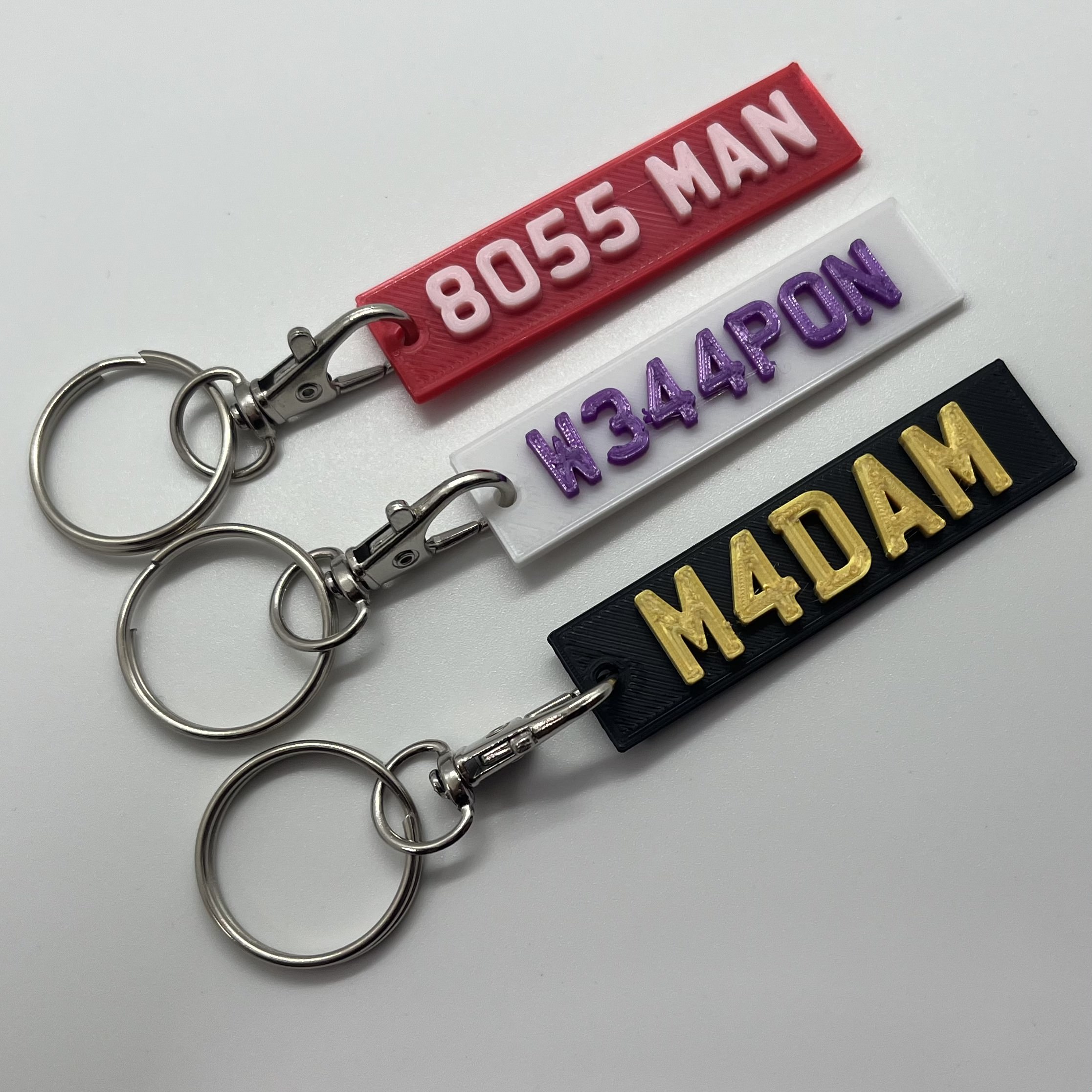 Number Plate Keyring image 6