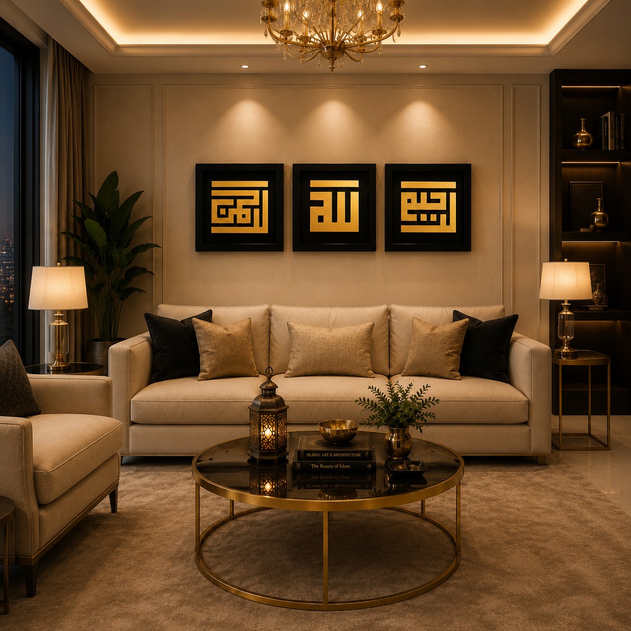 Allah & Kufic Frame image 5