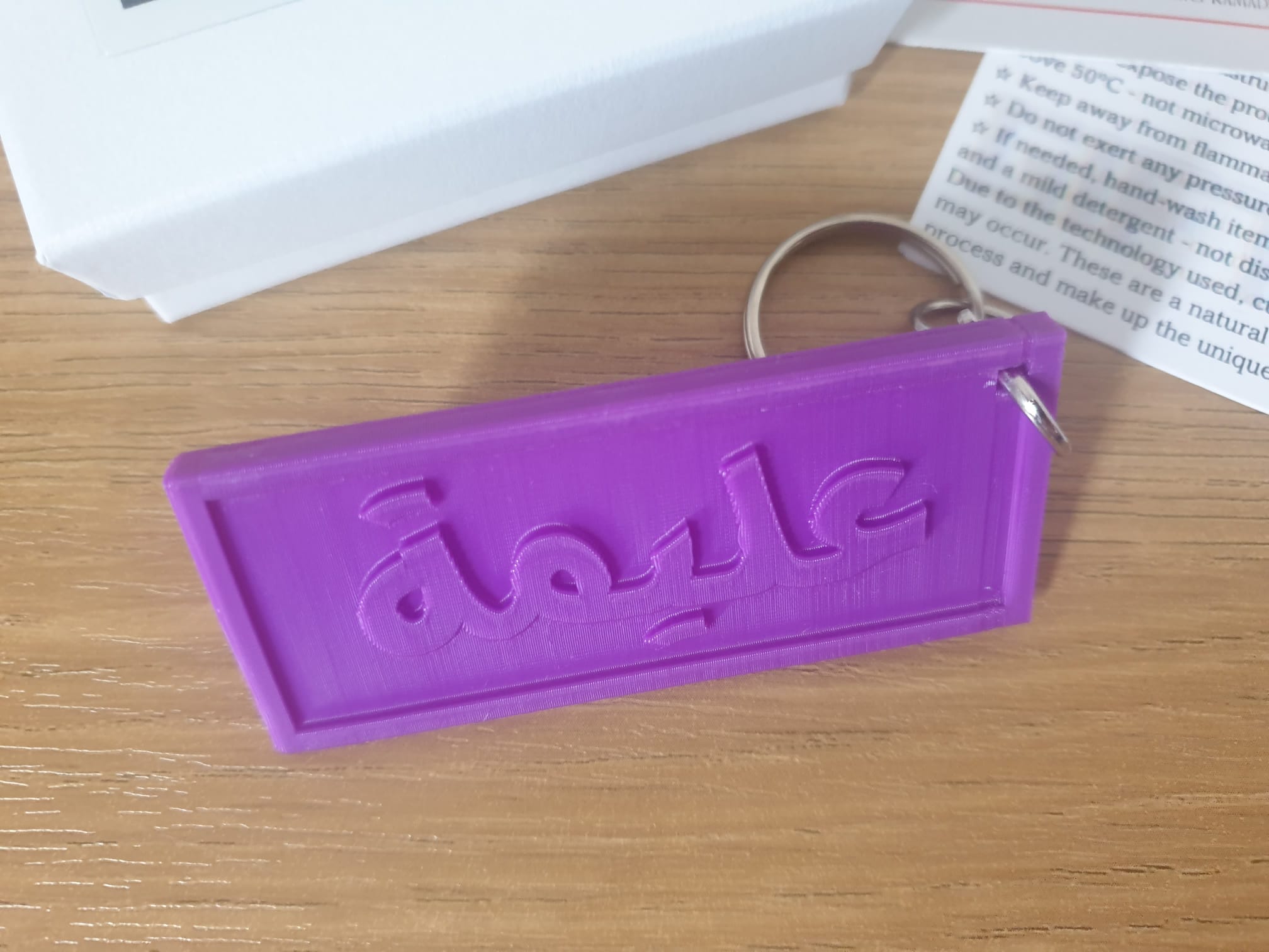 Arabic & English Keyring image 10