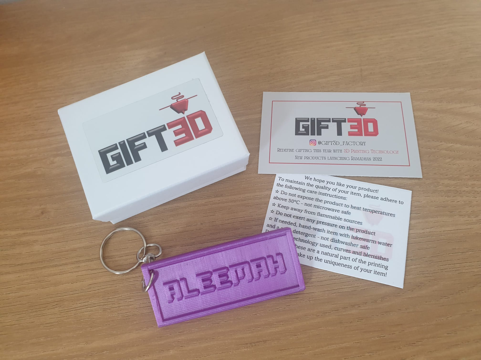 Arabic & English Keyring image 5